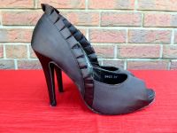 BILITIS Pumps Peeptoe‘s offene Schuhe Gr. 37 braun ca. 11 cm Abs Schleswig-Holstein - Flintbek Vorschau