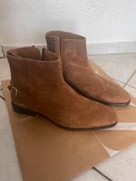 Zara Boots Stiefel Schuhe Wildleder coniac braun Essen - Rüttenscheid Vorschau
