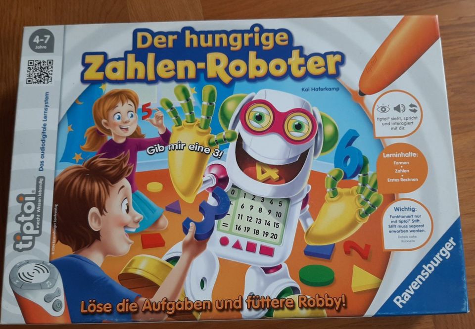 Ravensburger tiptoi Spiel "Der hungrige Zahlenroboter" in Radebeul