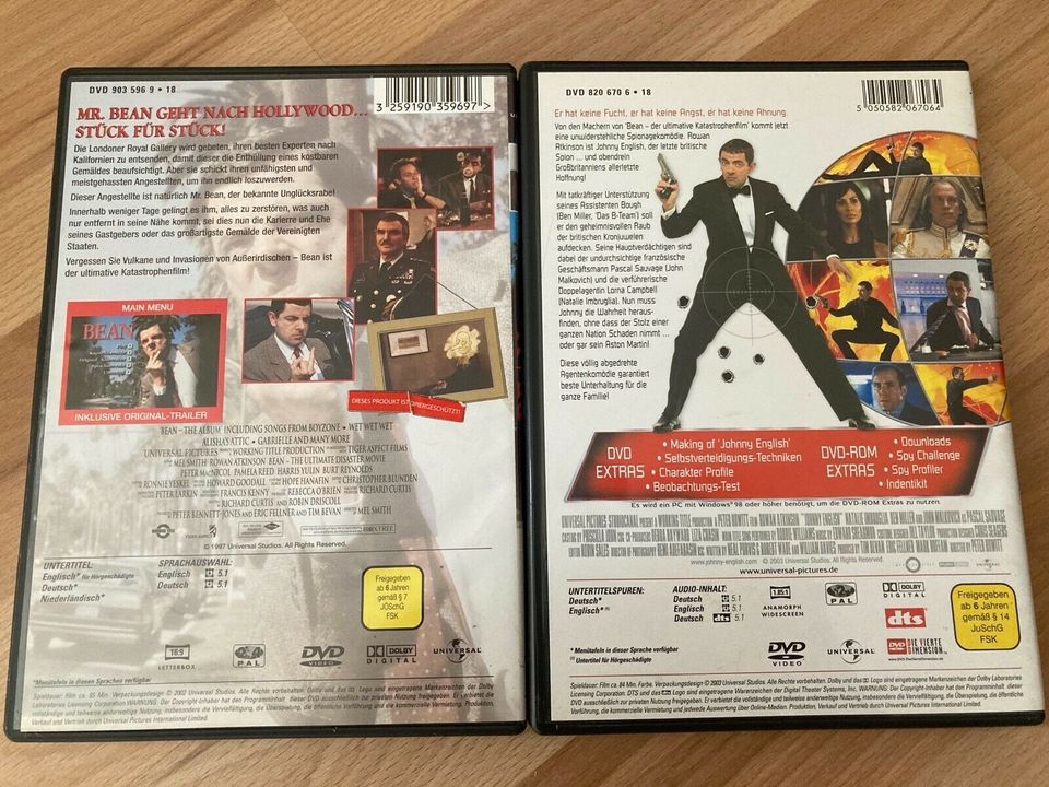 2x DVD  Mister Bean Katastrophenfilm + Johnny English in Landau in der Pfalz