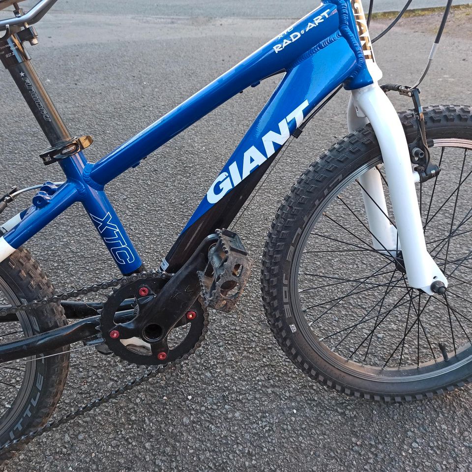 Giant Kinder Fahrrad mit hochwertigen Komponenten in Tabarz/Thüringer Wald