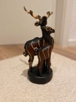 Antilope mit Jungtier aus Holz Niedersachsen - Brake (Unterweser) Vorschau