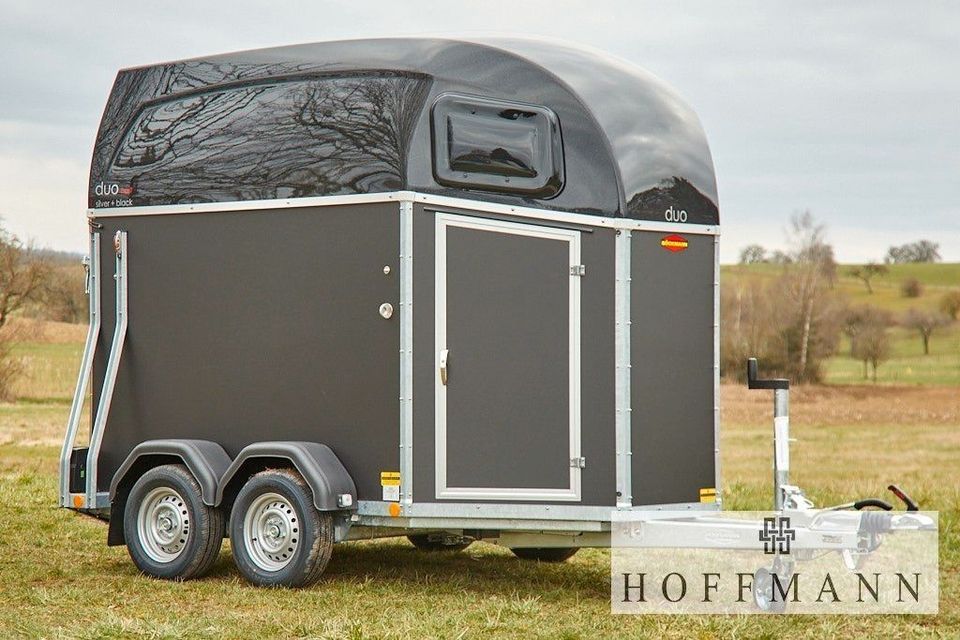 HG Böckmann Duo Esprit Silver+ Black  Pferdeanhänger in Gindorf