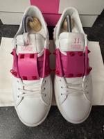 Valentino Garavani Sneaker weiß/pink Größe 37,5 NP 590 € Bayern - Sinzing Vorschau