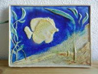 Westerwälder Studio Kunst Keramik Wand Bild Fisch glasiert Rheinland-Pfalz - Wirges   Vorschau