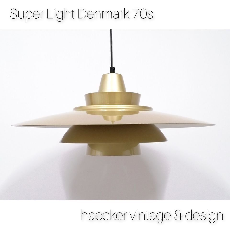 Lampe zu mid century danish design Super Light poulsen lyfa  60er in Dresden