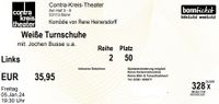 Tickets "Weiße Turnschuhe" Contra-Kreis-Theater Nordrhein-Westfalen - Troisdorf Vorschau