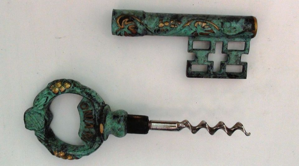 Korkenzieher Schlüsselform aus den 1950er Jahren in Tübingen