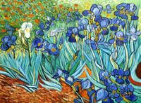 Vincent van Gogh - Blaue Iris i98258 80x110cm Ölbild handgemalt Berlin - Treptow Vorschau