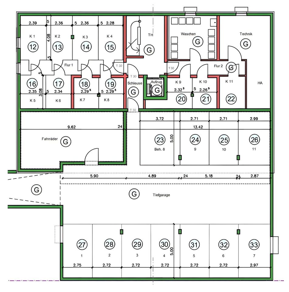 Traumhaftes Penthouse mit 3 Zimmern in Neubau-Ensemble in Bischweier