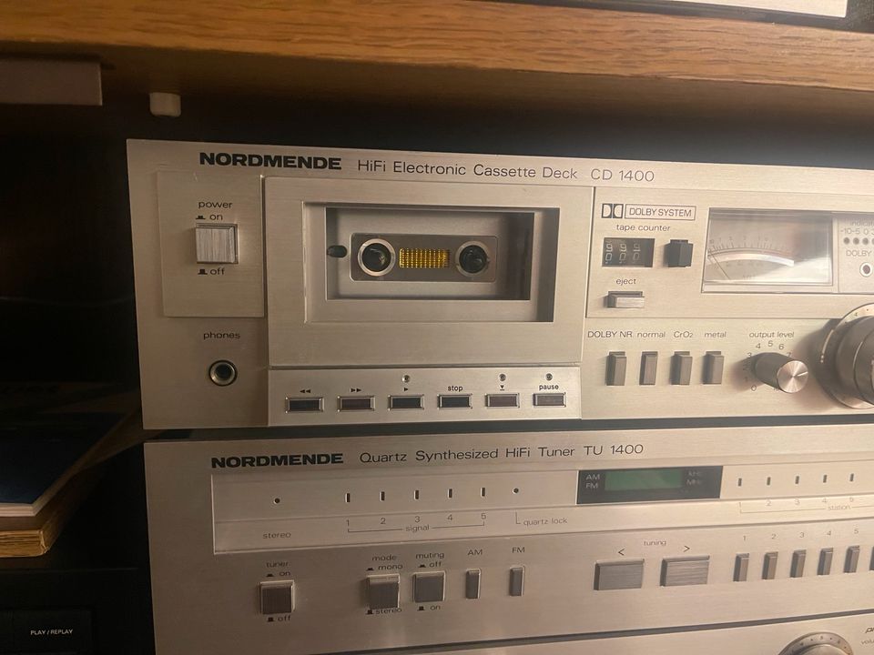 Rarität Sammlerstück Nordmende 1400 komplett stereo Anlage HiFi in Pliening