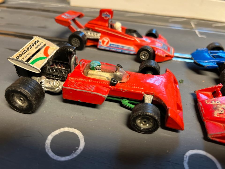 4 alte Modelle Formel 1 Corgi Matchbox in Jockgrim