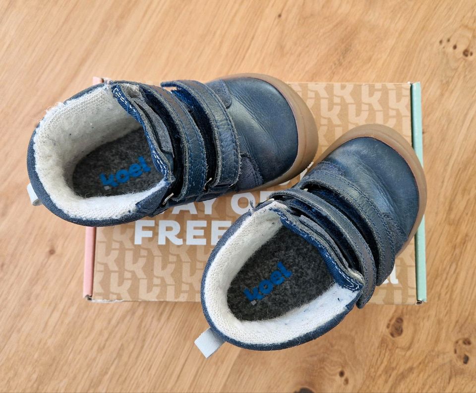 Koel Ethan Tex Wool Größe 22 Barfußschuhe Blau in Osnabrück