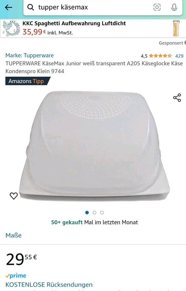 Tupperware Käsemax und Butterdose NEU! in Bonn