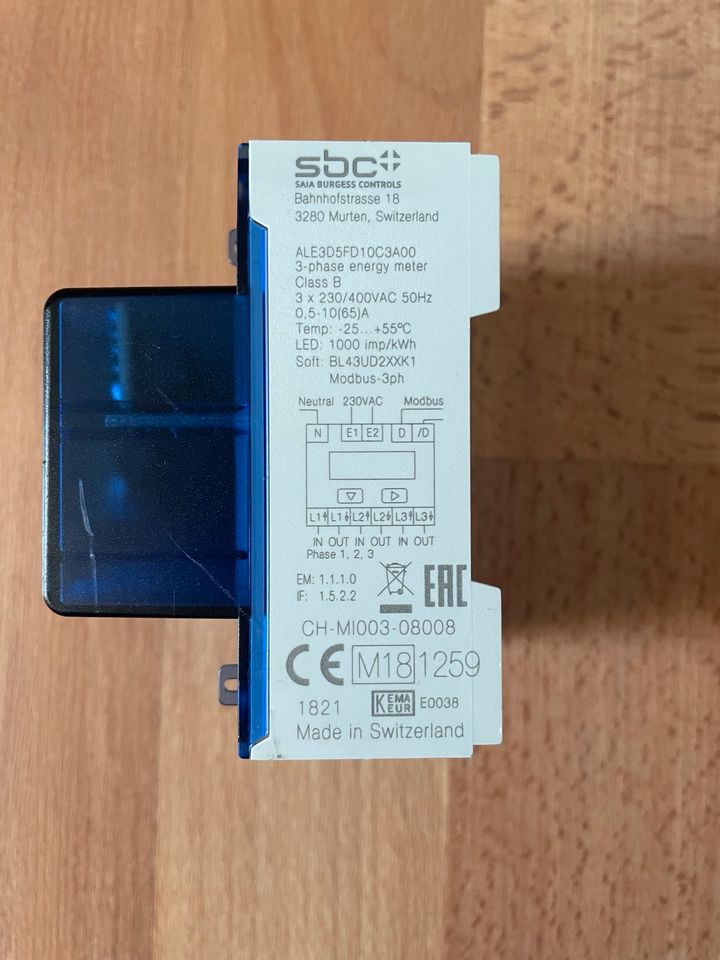 SmartMeter SAIA PCD 3-Phasen Energiezähler in München