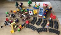 Playmobil 123 Zug Schienen Lok Weihnachtsmann Kuh Bus Flugzeug Baden-Württemberg - Waldshut-Tiengen Vorschau