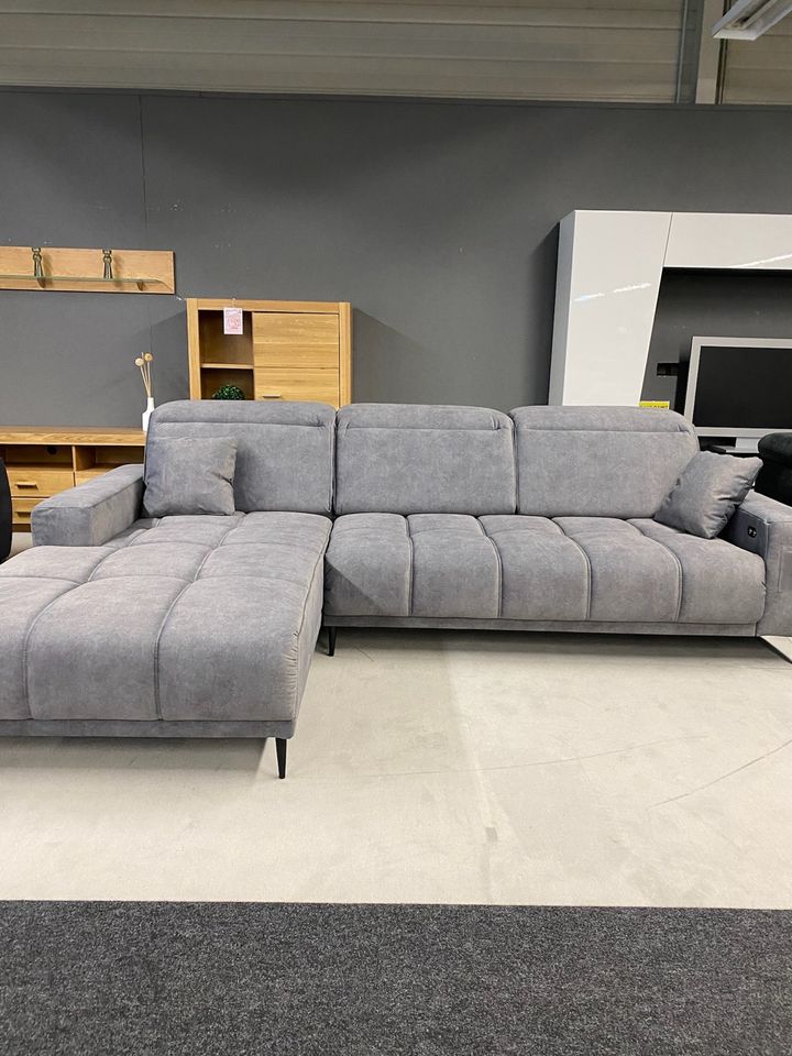 !NEU! Sofa/ Polstergruppe Elektrisch Grau (8795) in Sigmaringen