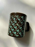 Tasse Kaffeetasse Mug braun mit Blumenmuster Made in England Hannover - Mitte Vorschau