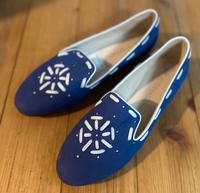 Loafer, Peter Kaiser, blau/weiss, Gr 37,5 Hessen - Offenbach Vorschau