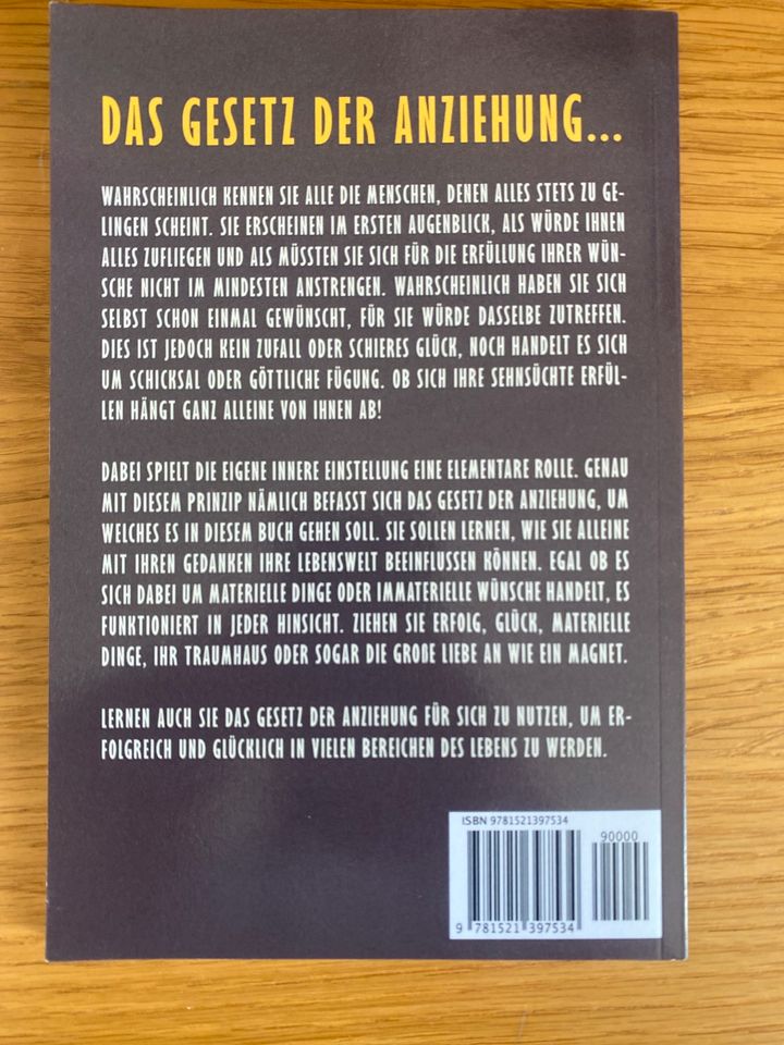 Buch das Gesetz der Anziehung in Geisenhausen