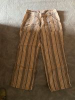 Gina B Leinenhose Gr. 40 beige/braun/gelb Sachsen-Anhalt - Stendal Vorschau