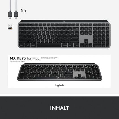 Logitech MX Keys for Mac space grau Tastatur | NEU in Emden