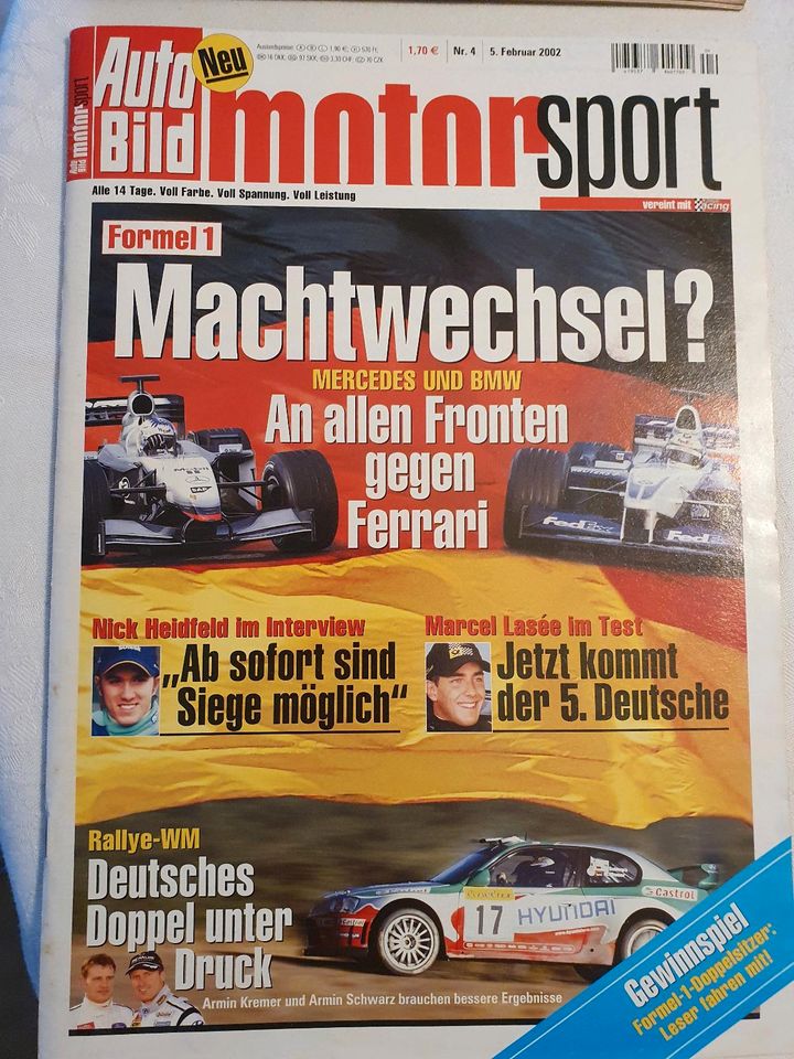 5x Autobild motorsport Magazine aus 2002, Vintage in Hochspeyer