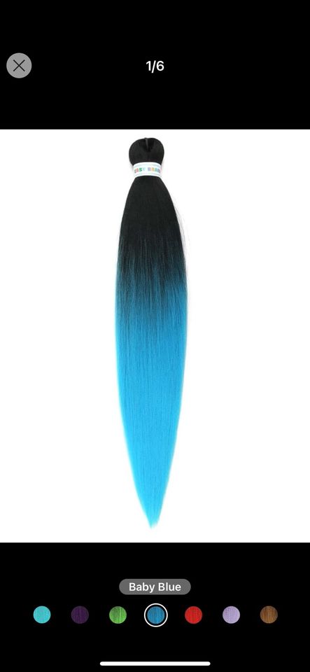 Synthetic Hair/ Ombre Long Straight Synthetic Hair Braid/ in Hamburg