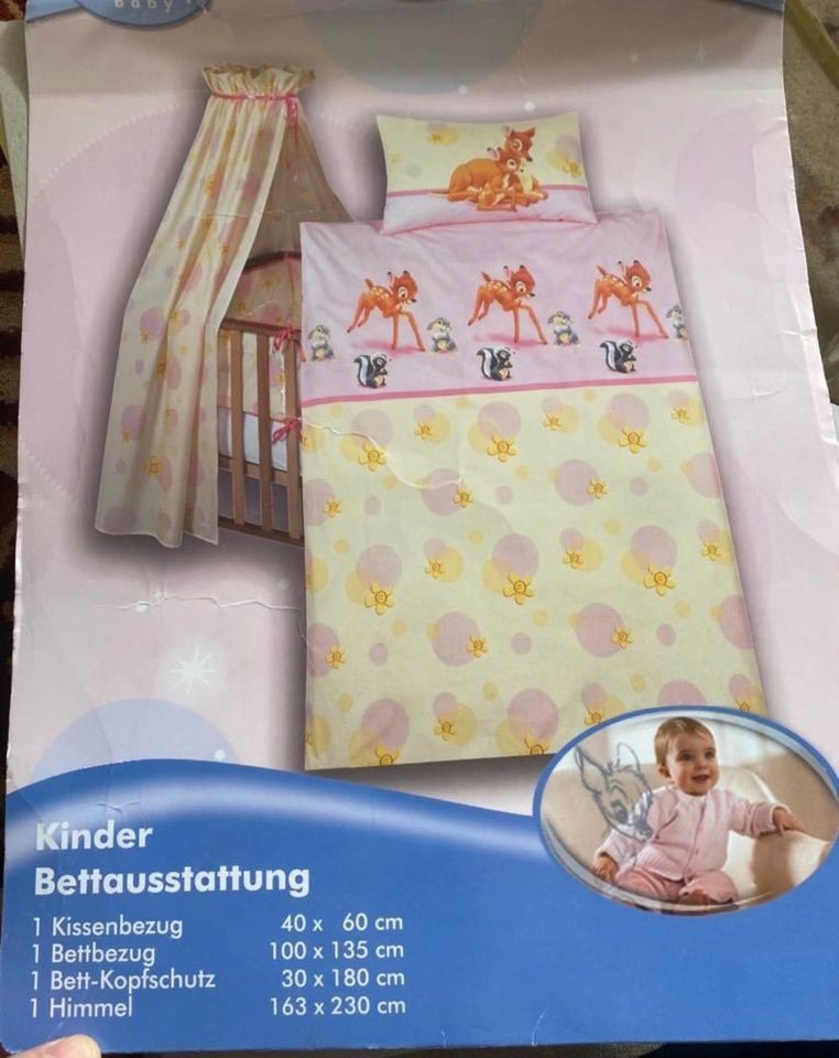 3x Kinder Bettwäsche Set Babys, 4tlg. +  2. tlg. Set + Decke rosa in Ludwigshafen