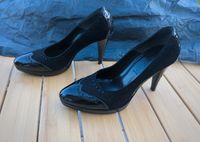 Pumps Stiletto High Heels 38 Franco Russo Napoli schwarz Baden-Württemberg - Walddorfhäslach Vorschau