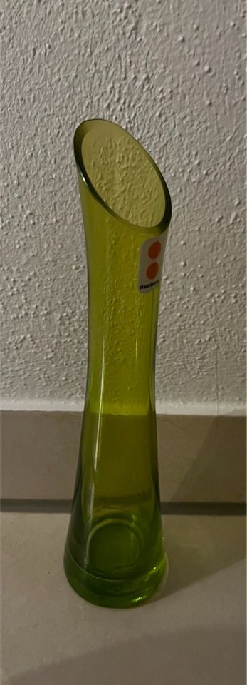 Vase grün Glas in Simbach