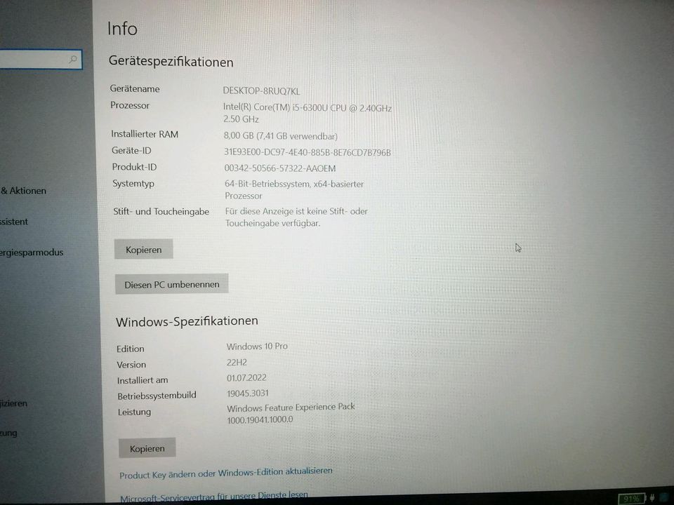 Lenovo ThinkPad T460 i5 (4x2,4-3GHr)8GB, SSD256Gb, 4 K, 2 Akku in Arnsberg