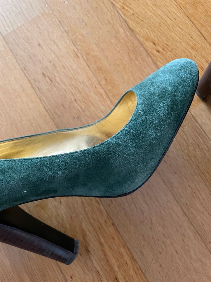 Ralph Lauren Pumps Absatzschuhe grün braun Größe 40 in Köln