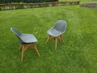 Verkaufen 2 x Stühle in Grau top Zustand  innen/ außen Niedersachsen - Fürstenau Vorschau