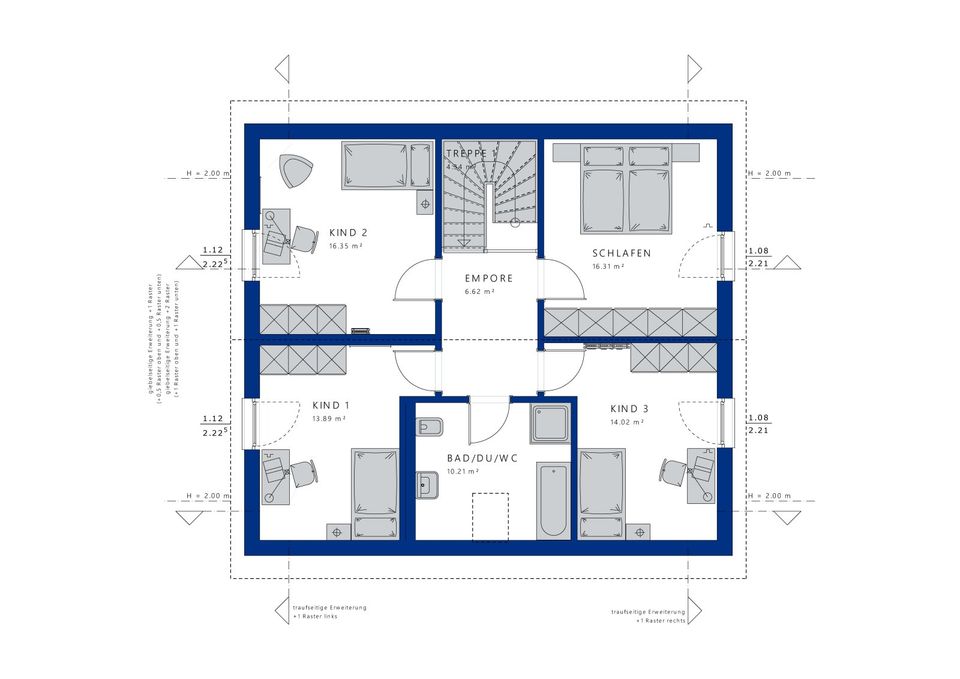 ein großes Bien-Zenker Traumhaus, auf einem großen Grundstück. in Petershagen