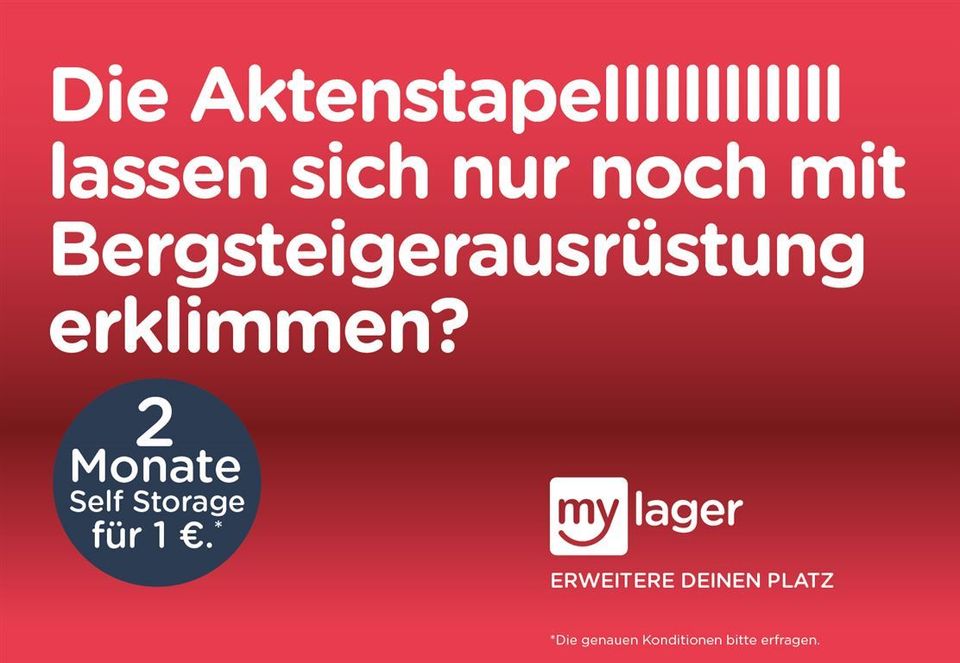 Self Storage ab 1 Monat – auch für Zwischenlagerung in Nürnberg (Mittelfr)