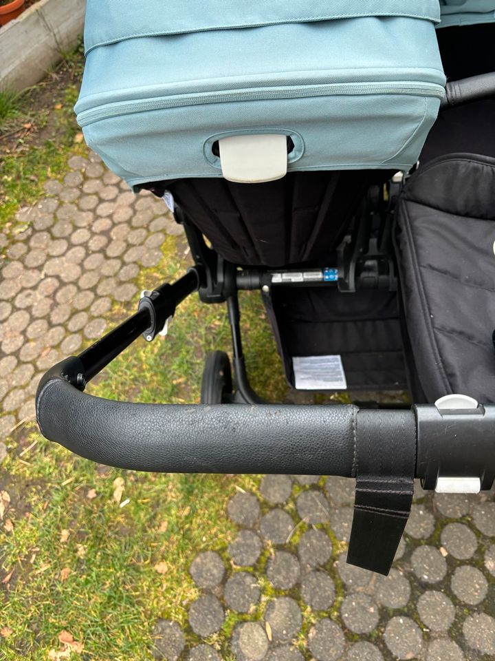 Bugaboo Donkey 3 Duo Black Geschwisterwagen Kinderwagen buggy in Großkrotzenburg