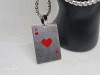 "Ace Hearts" Halskette Necklace (80cm) - Edelstahl - Neu&OVP Nordrhein-Westfalen - Rheinberg Vorschau
