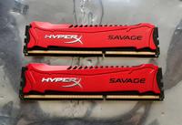 8 GB Kingston Savage DDR3 Dual Speicher RAM Kit rot 2x 4 GB Sachsen - Chemnitz Vorschau