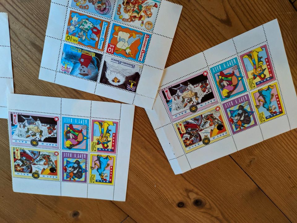 Briefmarken Konvolut DDR Disney in Mohrkirch