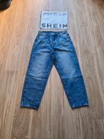 Neu shein privé Damen mom fit Jeans, gr. M, blau, hohe taille Hessen - Bad Homburg Vorschau