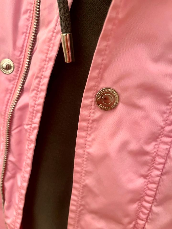 Dsquared2 Bomberjacke Pink Neu Größe IT 54 Regen in Dreieich