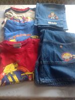 Set 5 Teile Jeans lang/ kurz 3 T-Shirt Bob der Baumeister 110/116 Sachsen - Bernsbach  Vorschau