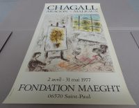 Marc Chagall: Aragon Malraux Plakat Bild Fondation Maeght 1977 Baden-Württemberg - Pliezhausen Vorschau