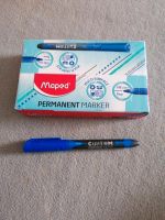 Neu 12 x Maped Customer Permanent marker fine point blau Nordrhein-Westfalen - Herford Vorschau