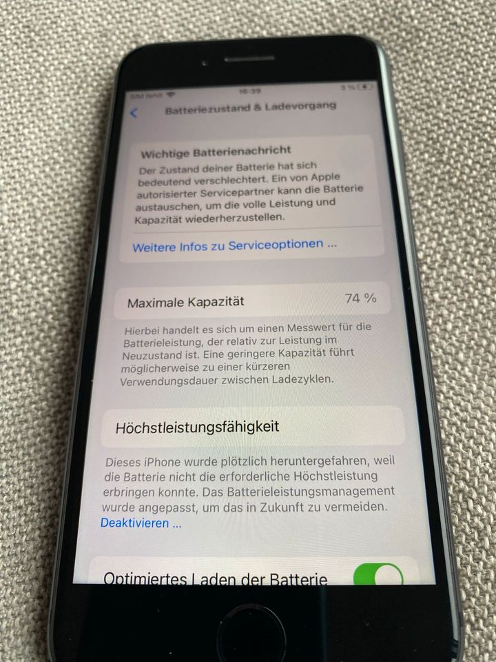 Iphone 8 64 GB spacegrau in Wörth Kr. Erding