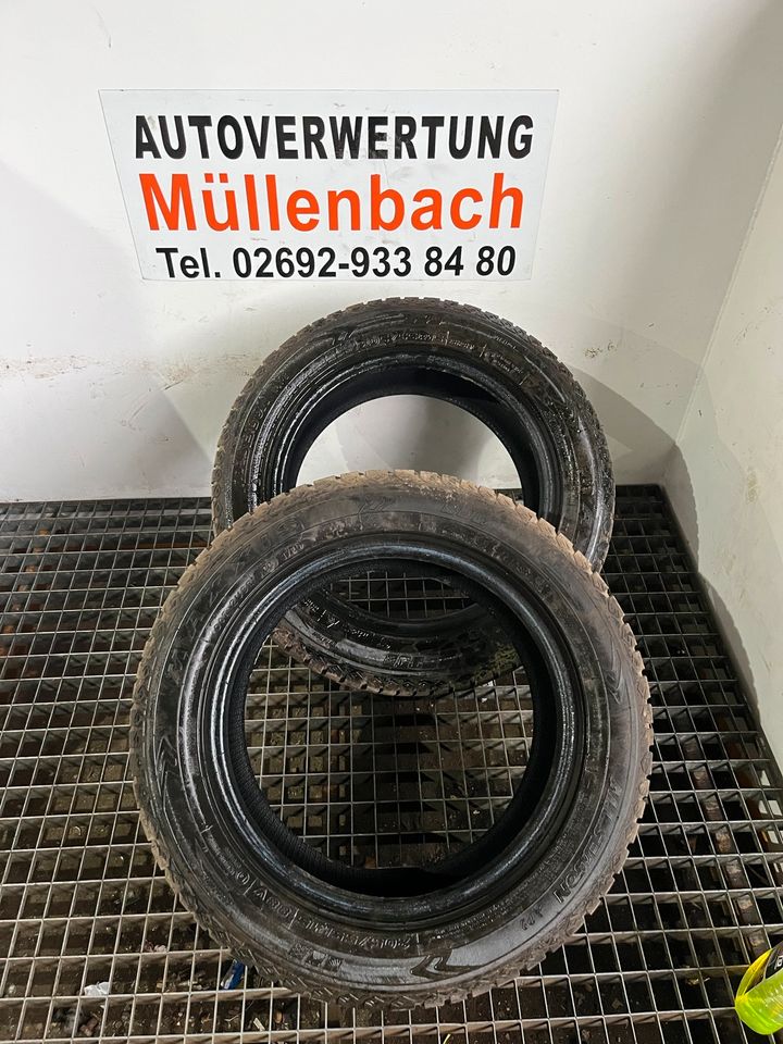 2x M+S alwetterreifen 205 / 55 R 15 88v Winterreifen DOT 20 5mm in Müllenbach (bei Adenau)