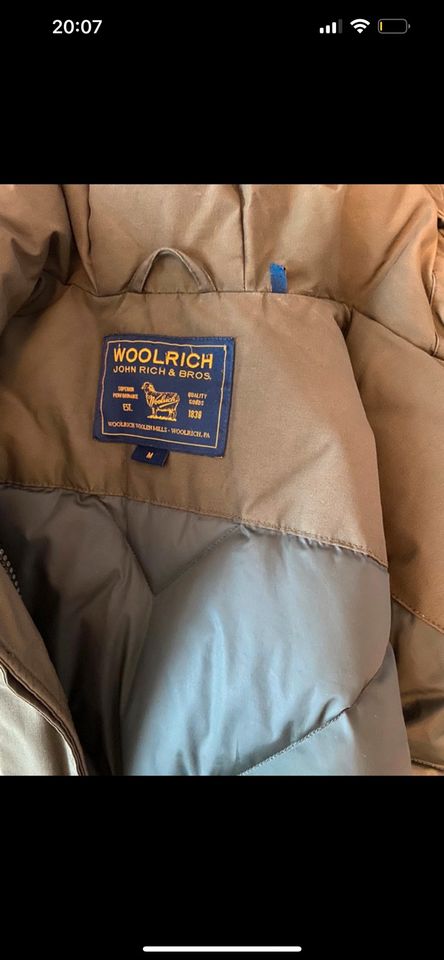 Woolrich Mantel Gr. 38/M Khaki in Köln