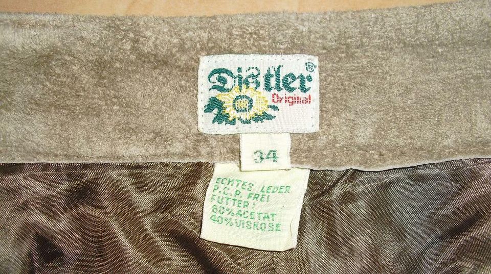 Damen Trachtenhose / Lederhose Gr. 34 echt Leder von Distler in Dorfen