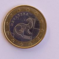 1 Euro Hrvatska Besonderheit Rarität Brandenburg - Bernau Vorschau